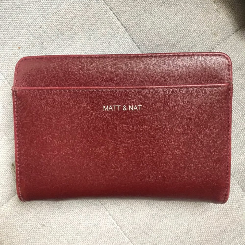 Matt & Nat Webber Wallet in Burgundy